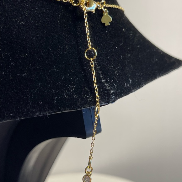 Kate Spade "Strawberry Fields" Gold Plated necklace with Bee & Strawberry - NWT - Picture 6 of 6